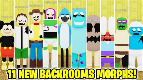 How To Get All 11 New Backrooms Morphs In Backrooms Morphs Roblox