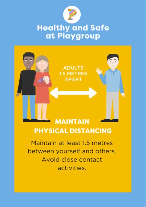 Physical Distancing Healthy And Safe At Playgroup