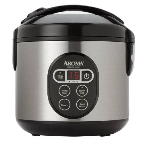 Aroma Housewares ARC 914SBD 8 Cup Cooked Digital Cool Touch Rice