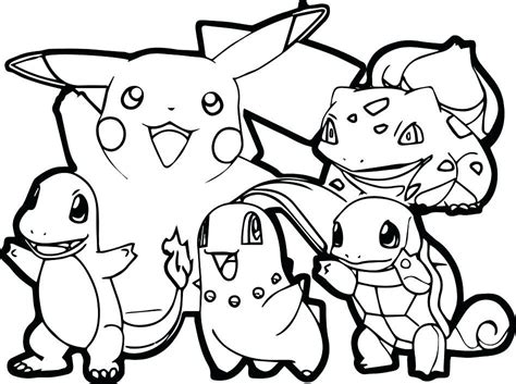 Supercoloring.com is a super fun for all ages: Pokemon Coloring Pages Pikachu Cute at GetDrawings | Free ...