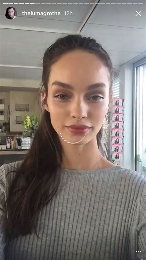 Luma Grothe Instagram September 1 2016 Luma Grothe September 1 Makeup Model Beauty