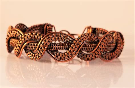Twisted Braid Copper Bracelet Etsy Copper Bracelet Bracelets