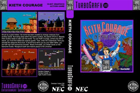 Keith Courage In Alpha Zones Turbografx 16 Videogamex