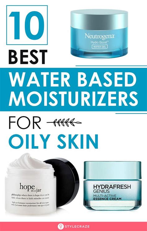 11 Best Water Based Moisturizers For Oily Skin In India 2021