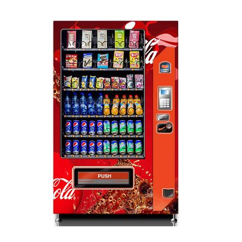 Custom Made Combo Drinks Vending Machines Vending Machine For Sale