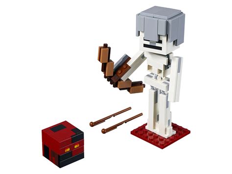 Lego Minecraft Skeleton Bigfig With Magma Cube • Set 21150