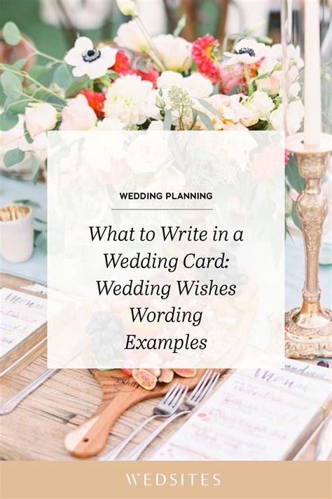 What To Write In A Wedding Card Wedding Wishes Wording Examples