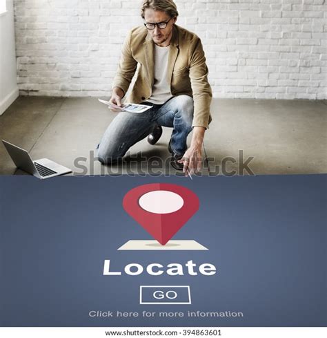 Locate Location Direction Navigation Position Trip Stock Photo