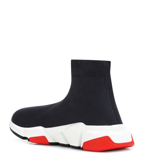 Balenciaga Speed Trainer Sneakers In Blue Lyst