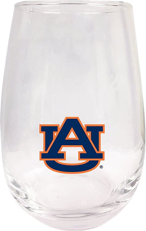R And R Imports Auburn University Stemless Wine Glass Wine Glasses