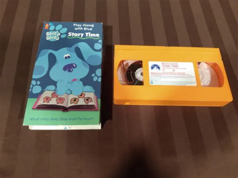 VINTAGE NICK JR BLUES CLUES Stories Adventures W Joe Play Along VHS LOT