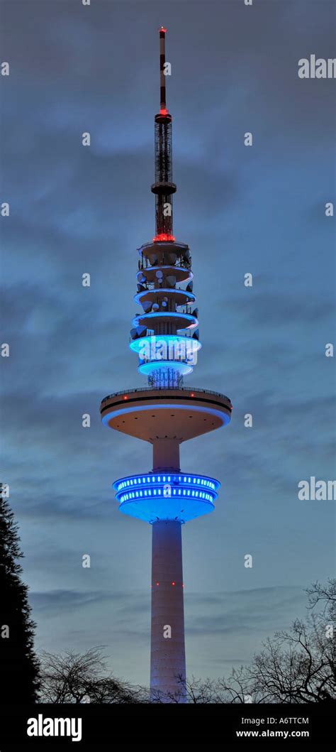 Television Tower In Hamburg Germany Stock Photo Alamy