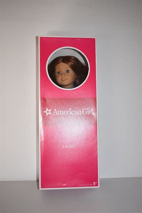 American Girl Saige 18 Doll And Book Ebay