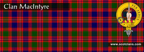 Clan Macintyre Tartan Footprint Scottish Heritage Social Network