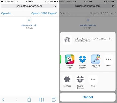How To Download And Open Zip Files On The Iphone