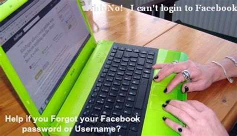 facebook login homepage  forgot  password