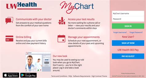 My Uw Health Mychart Login Page Manage Your Account Help