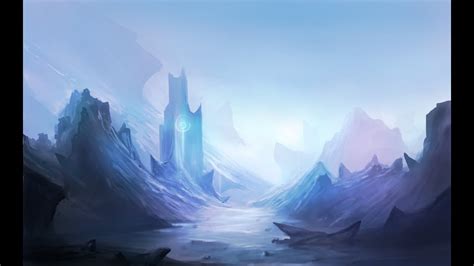 Fantasy Landscape Digital Painting - YouTube