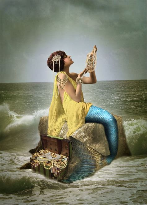 finders keepers by jinxmim vintage mermaid mermaids and mermen mermaid