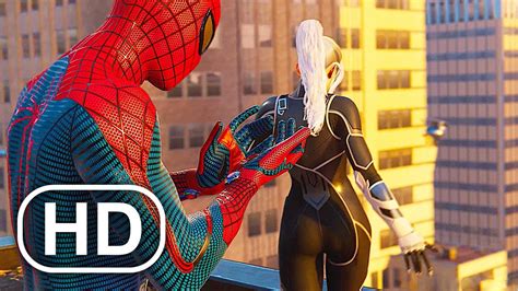 The Amazing Spider Man Cheating On Mj With Black Cat Scene 4k Ultra Hd Spider Man Remastered
