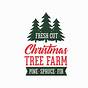 Printable Christmas Tree Farm Sign