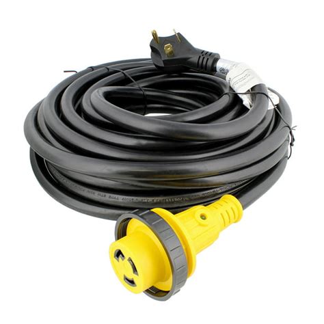 Dumble 30 Amp Rv Power Cord 30a Power Extension Twist Connect And Light