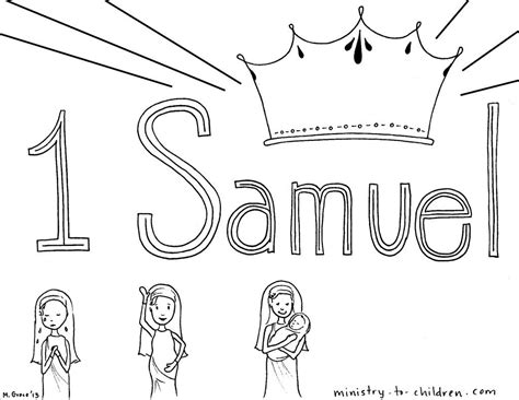 Book Of 1 Samuel Bible Coloring Page Bible Coloring Pages Samuel