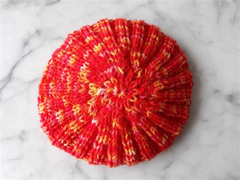 Cable Knit Beanie Handknit Hat In Handspun Irish Wool Original Design
