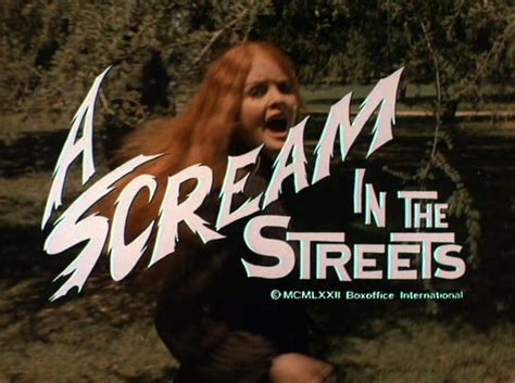 Just Screenshots A Scream In The Streets 1973