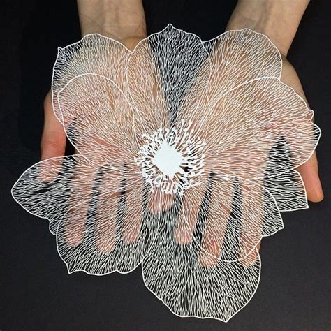 Paper Cut Out Art Using Paper To Create Sculpture Like Effect Bored Art