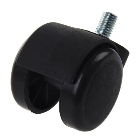 Replacement 2 Twin Wheel Rotate Caster Roller For Office Chair In