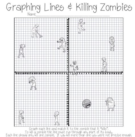 These video instructions are for the google slides version of graphing lines & killing zombies sold by amazing mathematics on teacherspayteachers.com. Pin on EDSM401 Assessment 1 Resources