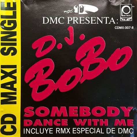 Dj Bobo Somebody Dance With Me - DJ BoBo - Somebody Dance With Me (1993, CD) | Discogs