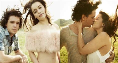 These Pictures Of Jon Daenerys Kissing Will Make You Want
