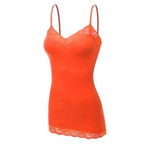 it had to be you lace camisole in orange step your layering up a notch