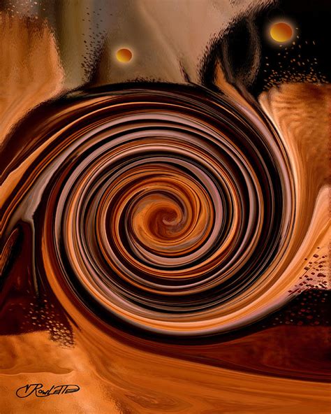 Wormhole Digital Art By Vernon Rowlette Fine Art America