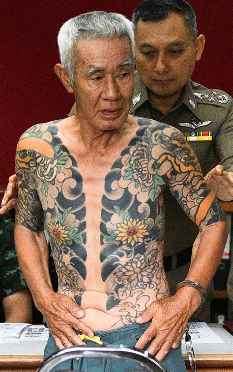 Missing Japanese Mafia Boss Arrested After Tattoos Go Viral ลายสัก