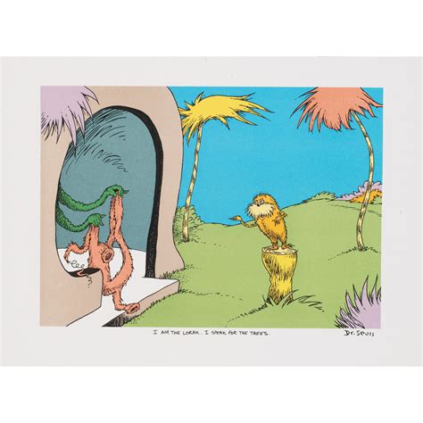 I Am The Lorax I Speak For The Trees — The Art Of Dr Seuss Collection Published By Chaseart