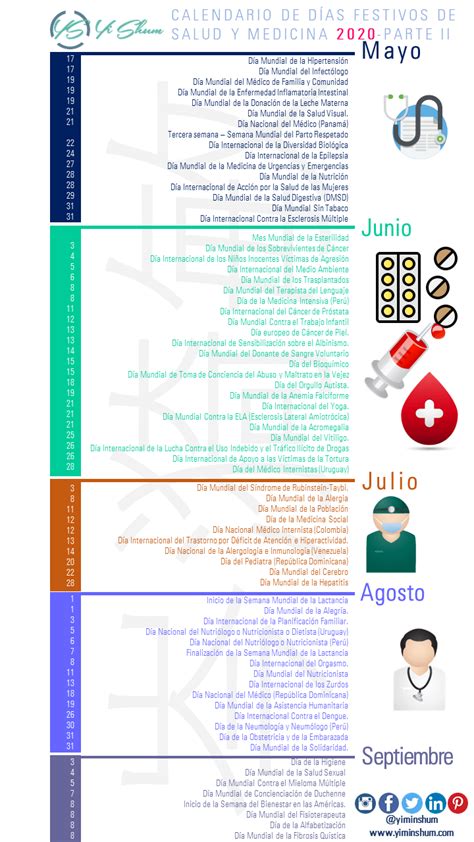Un sincero saludo y reconocimiento por la sagrada misión que cumplen en las diferentes oficinas, sin. Calendario de Días Festivos e Importantes de Salud y ...