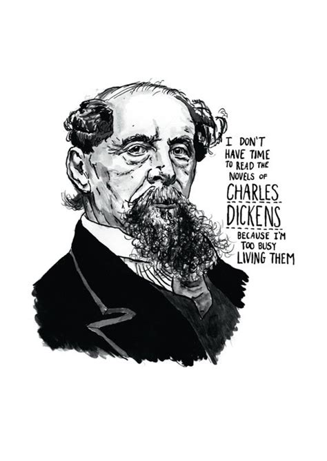 Charles Dickens Portrait Poster Print Victorian Art Pen And Etsy