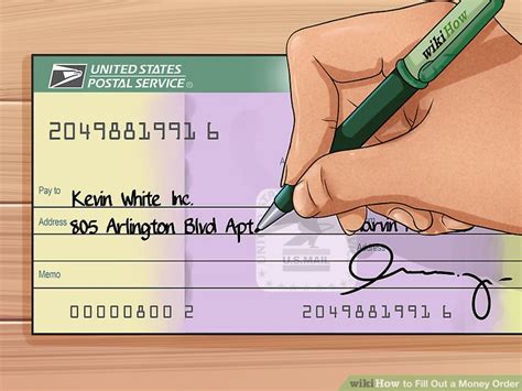 How To Fill Out A Money Order 8 Steps With Pictures Wikihow