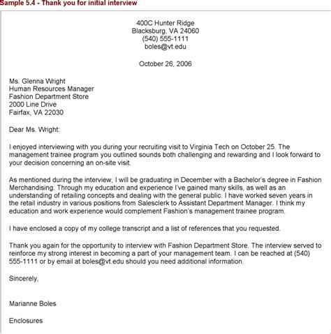Send a thank you letter after your interview to express your gratitude to the hiring manager and reiterate your enthusiasm for a position. Sample Thank You Letter After Interview - Template Free ...