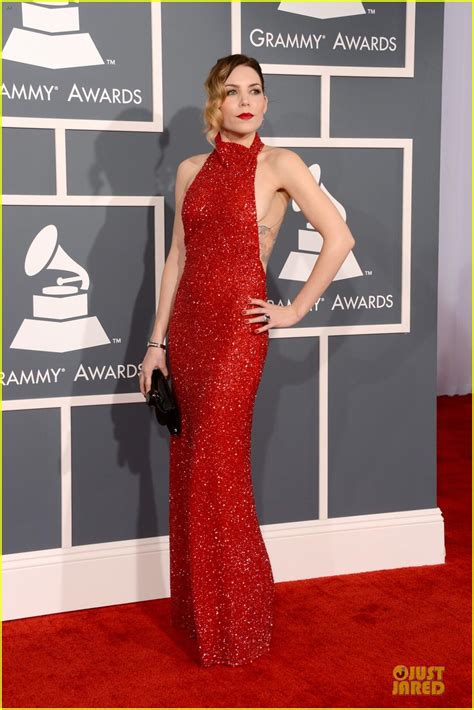 Full Sized Photo Of Natasha Bedingfield Skylar Grey 2013 Grammys Red