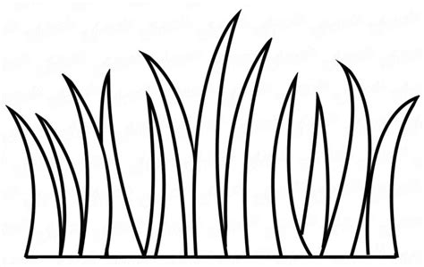 Grass Pencil Coloring Pages