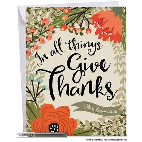 Maybe you would like to learn more about one of these? J6634ATYG Jumbo Thank You Card: 'Blessings' Featuring Beautiful Watercolored Floral Blooms ...