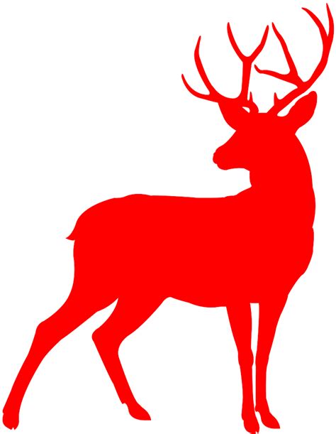 Deer Silhouette Free Vector Silhouettes