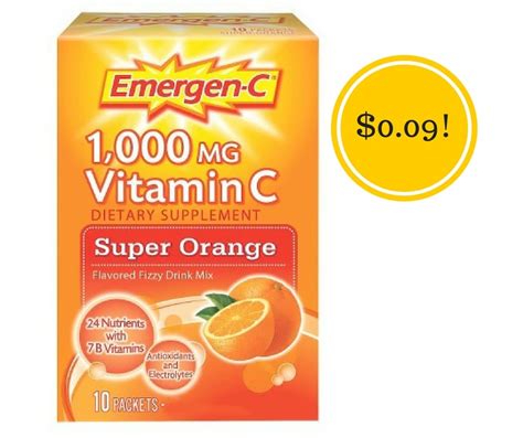Emergen C Vitamin C Packets Only 009