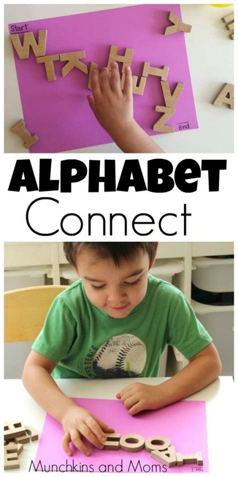 Alphabet Connect Activity Munchkins And Moms Educational Activities
