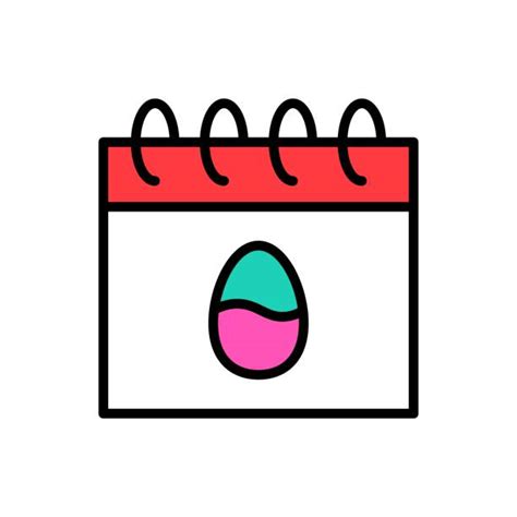 Easter Calendar Illustrations Royalty Free Vector Graphics And Clip Art