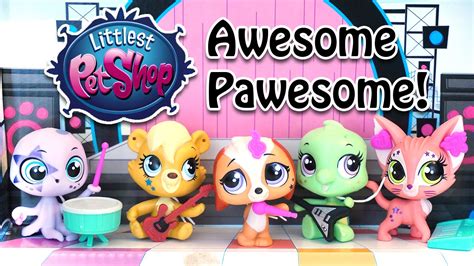Littlest Pet Shop Lps Awesome Pawsome Band Set Unboxing Youtube